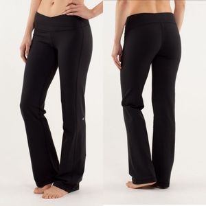 Lululemon astro pant black yoga athletic flare